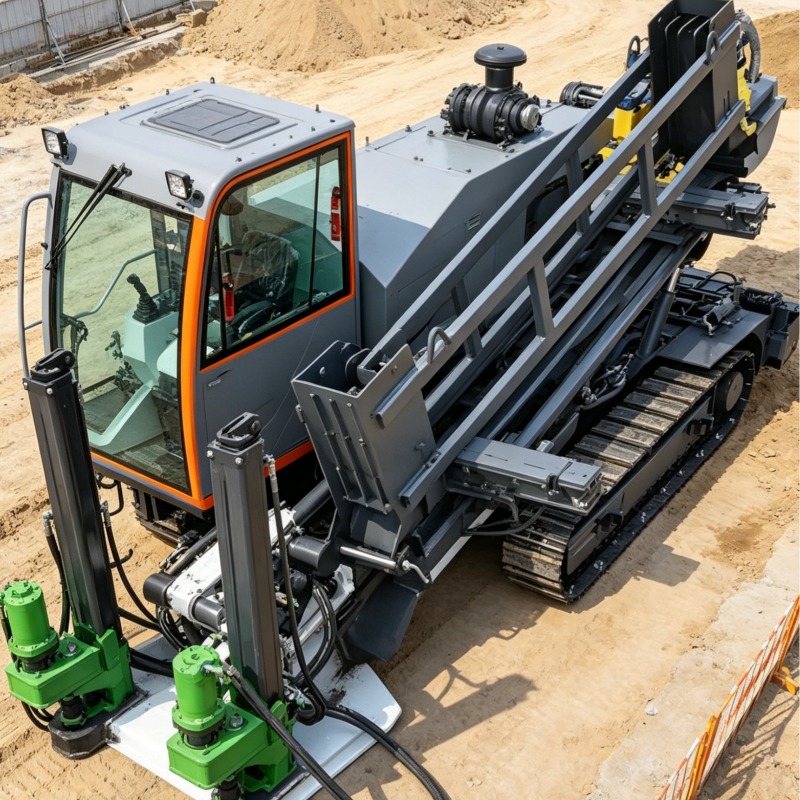 Heavy Equipment Drilling Rig - カスタマイズされたヘビーデューティー水平方向掘削HDDボーリングマシン油圧クローラードリルリグ方向掘削装置ツール