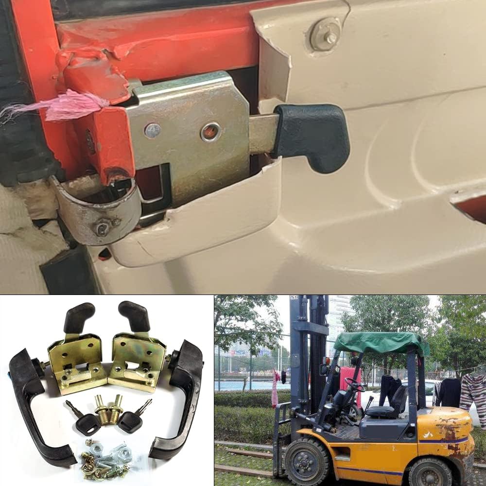 Heavy Equipment Forklift - 最新のフォークリフトローダー、ツールボックスラッチ、ドアロックハンドルセット、電動三輪車、ローダーのドア、ユニバーサルトラクター、重機用ロック装置
