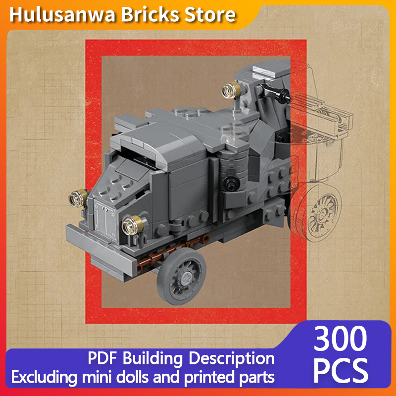 Heavy Equipment Armor - 重装甲車モデルMOCビルディングブリック戦争装備モジュラーテクノロジーギフトホリデーアセンブル子供用おもちゃセット