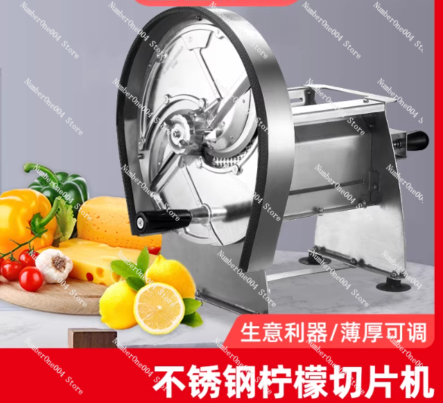 Heavy Equipment Kitchen - 新型ステンレス製手動スライサー、厚さ調整可能、頑丈なキッチン用カッティング機器