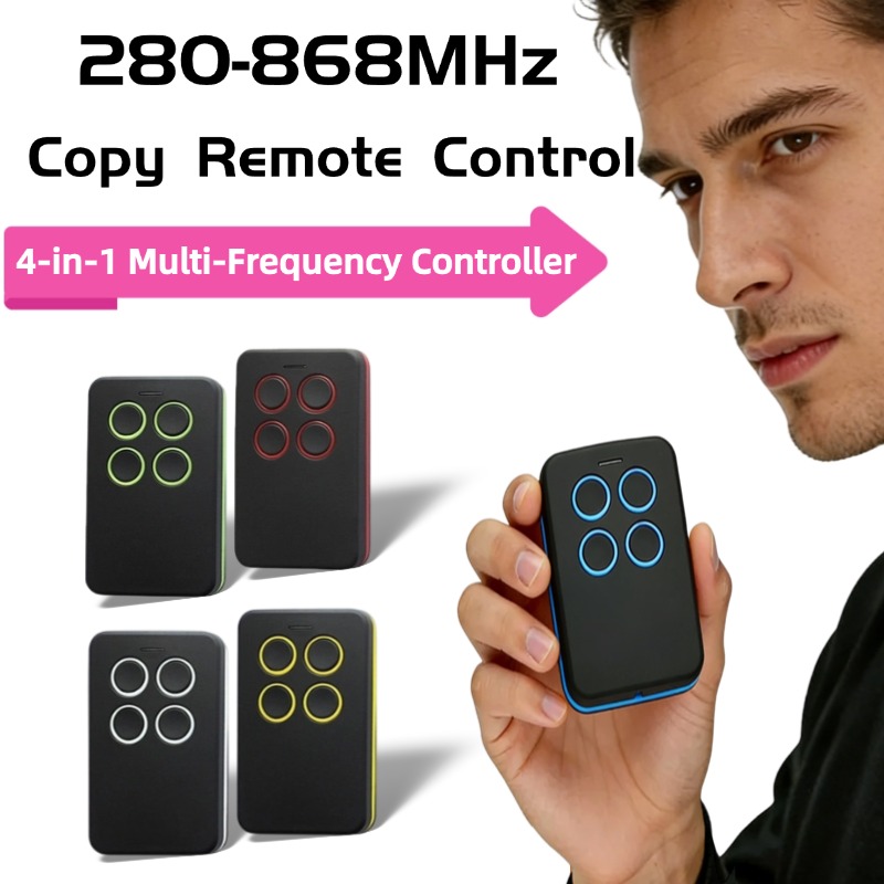 Heavy Equipment Garage - マルチ周波数ガレージドアリモコンデュプリケーター 280MHz-868MHz 4-IN-1 RF コピーコード電子ゲートコントロールオープナー