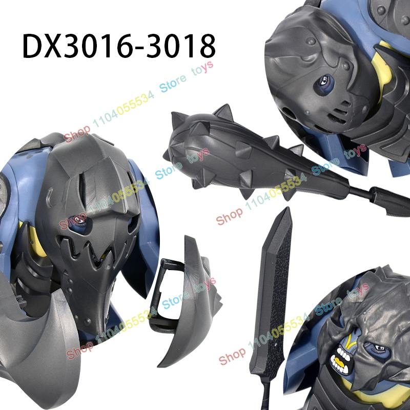 Heavy Equipment Armor - 中年重装甲装備アクションフィギュア楽しいギフトメイス組み立てビルディングブロックレンガ子供のおもちゃ DX3016-3018