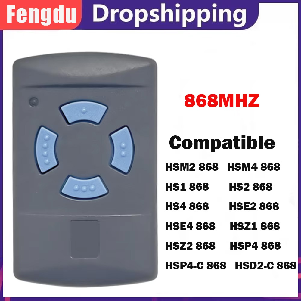 Heavy Equipment Garage - リモートコントロール 868 MHz HSM2、HSM4 HSE2 HSE4