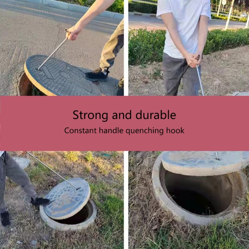 マンホール蓋フック 高耐久スチールマンホール Tフック マン - Manhole Cover Lifting のレビューと価格
