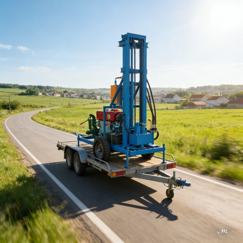 工業用グレード小型青色ダイヤモンド水井戸掘削リグヘビーデュー - Heavy Equipment Drilling Rig のレビューと価格