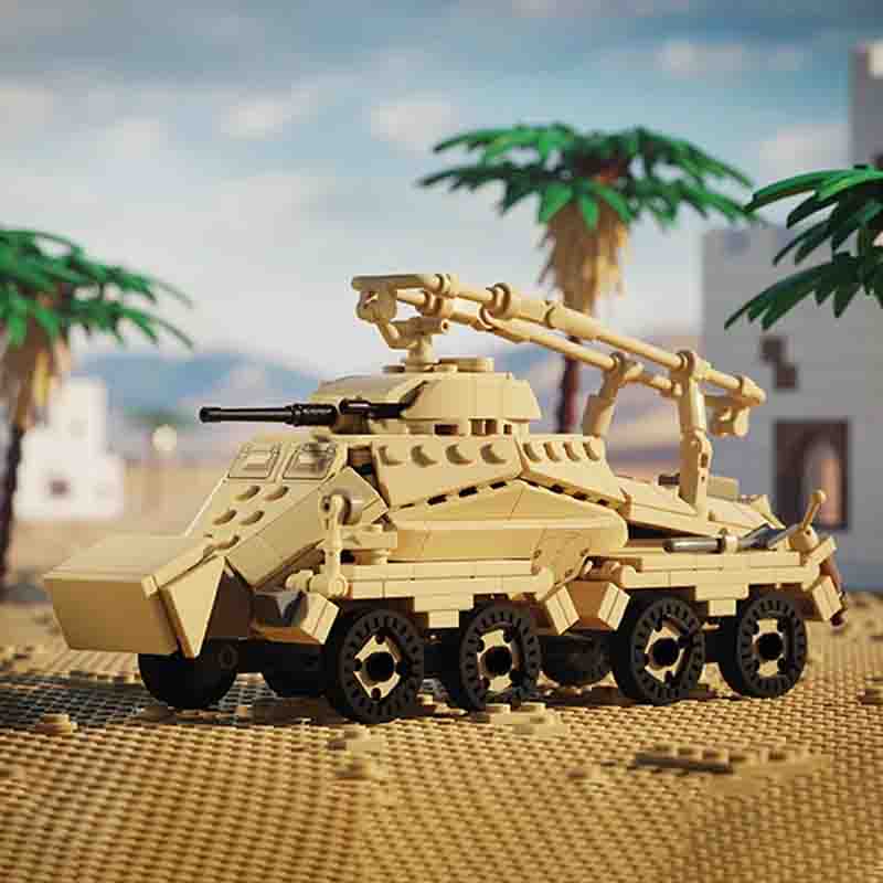 重装甲車モデルMOCビルディングブリック戦争装備モジュラーテ - Heavy Equipment Armor のレビューと価格