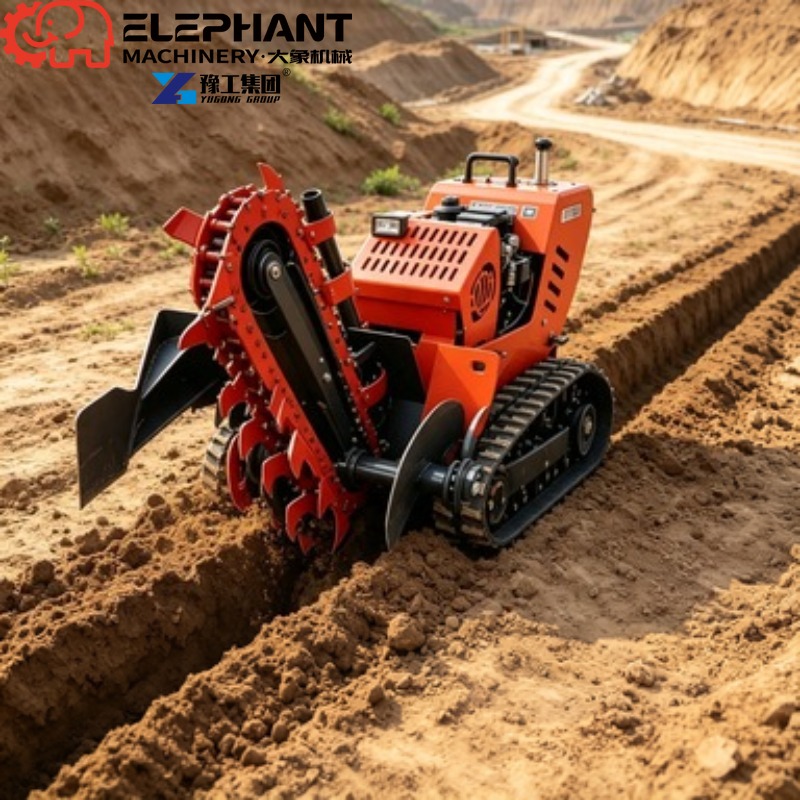 追跡式トレンチャー、小型ヘビーデューティーファームトレンチ掘 - Heavy Equipment Trencher のレビューと価格