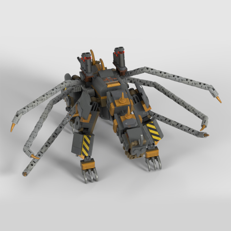 QWERT 重装甲機械モデル MOC ビルディングレンガ戦争 - Heavy Equipment Armor のレビューと価格