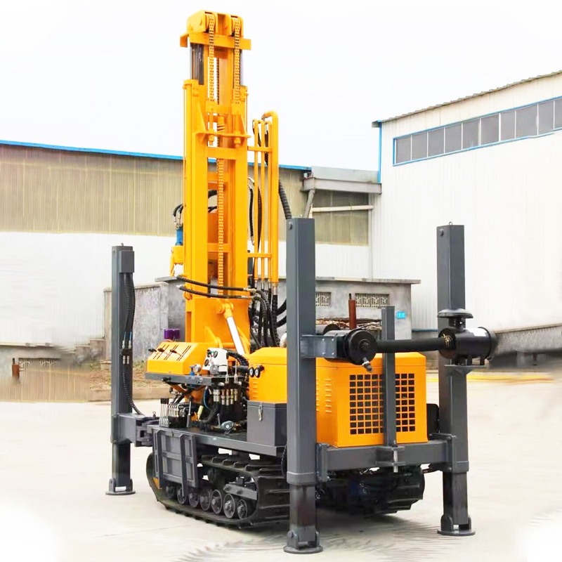 ヘビーデューティークローラー式水井戸掘削装置 500m 空気 - Heavy Equipment Drilling Rig のレビューと価格