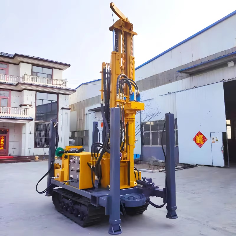 ヘビーデューティークローラー式水井戸掘削装置 500m 空気 - Heavy Equipment Drilling Rig のレビューと価格