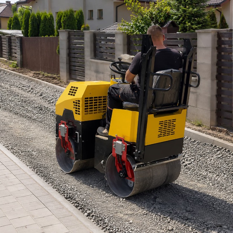 ダブルドラム振動式ロードローラーコンパクタヘビーデューティー - Heavy Equipment Rollers のレビューと価格