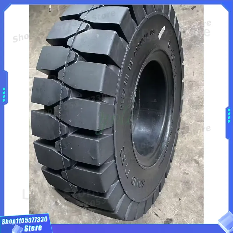 ソリッドフォークリフトタイヤ 6.50-10 7.00-12 - Heavy Equipment Forklift のレビューと価格