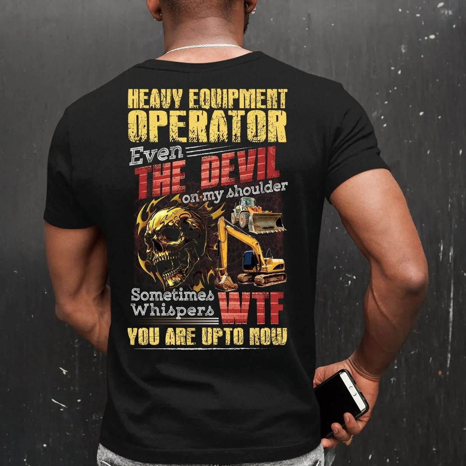 重機オペレーター ファニースカル Tシャツ エクスカベーター - Heavy Equipment Quotes のレビューと価格