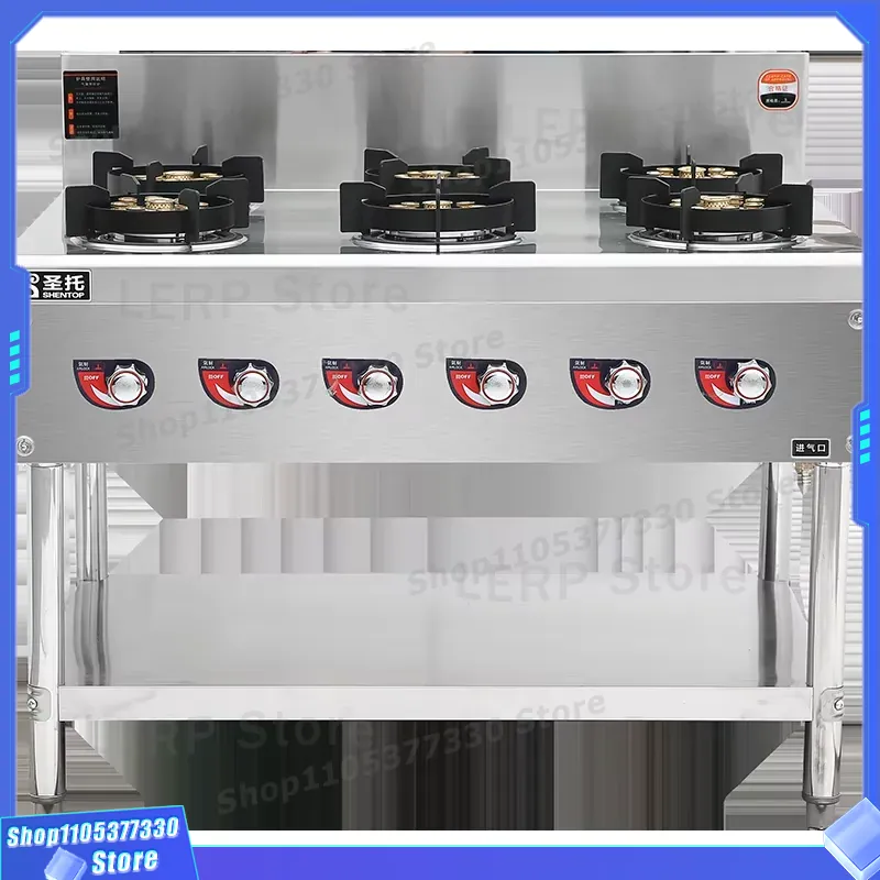 業務用6口ガスコンロ、卓上型レストラン厨房機器、頑丈な調理器 - Heavy Equipment Kitchen のレビューと価格