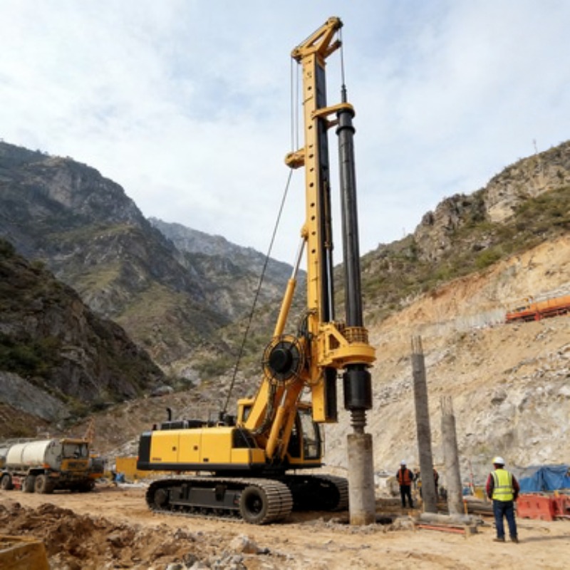 ヘビーデューティー240kNm回転式掘削リグ 油圧ドリルリグ - Heavy Equipment Drilling Rig のレビューと価格