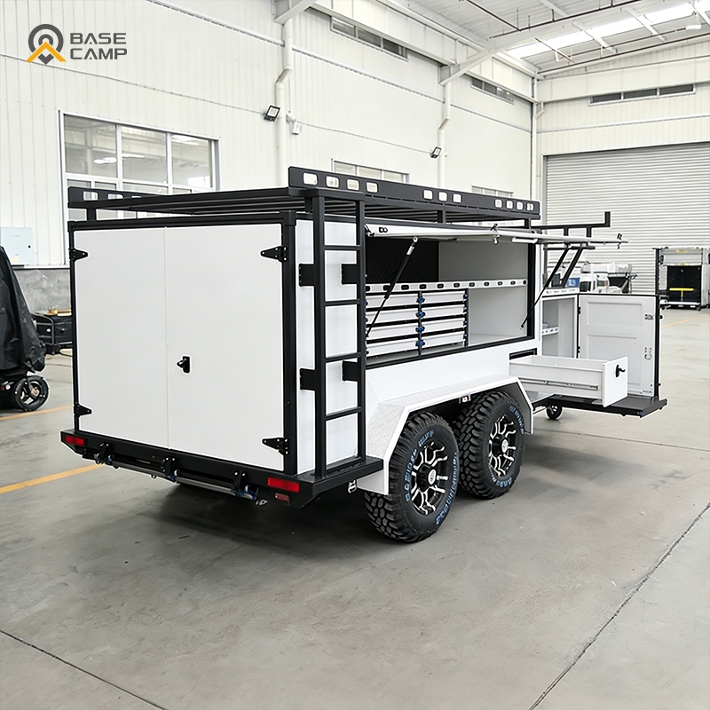 頑丈な密閉型ユーティリティトレーラー、職人用貨物建設機械運搬 - Heavy Equipment Hauler のレビューと価格
