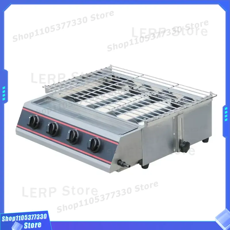 ステンレス製ガスBBQグリル 無煙業務用厨房機器 レストラン - Heavy Equipment Kitchen のレビューと価格